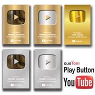 PLAY BUTTON YOUTUBE CUSTOM (NAMA KAMU). KIRIM NAMA CHANNEL VIA CHAT SELLER
