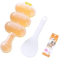 Acuan Bebola Nasi dengan Sudu Nasi Mini, Pinggan Sushi Comel, Acuan Nasi Melekit DIY Acuan Bebola Be