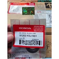 ( 91202-k0j-n01 ) Original Honda AHM HGP 19.5x31.5x6 seal sil kruk krug as kiri genio beat new led d