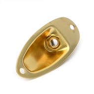 Soket Jack Input Output Bentuk Boat Oval Untuk Gitar Elektrik / Bass