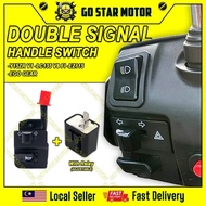 HANDLE SWITCH KIRI DOUBLE SIGNAL HORN SUIS LC V8 / EGO GEAR / EZ115 / Y15 v1 / LC135 V8 PNP SAHAJA L