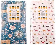 JZK 2 Instant instax Photo Album Card Holder for Fujifilm Instax Mini 7s 8 25 90 50s & Polaroid Snap