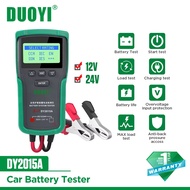 DUOYI DY2015A 12V&24V Car Battery Tester Digital Auto Load AC Battery Tool Automotive Starting Type 