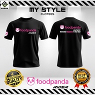 FOODPANDA RIDER Ready Stock Jersey Premium Microfiber/ Baju FOODPANDA /Tshirt Delivery