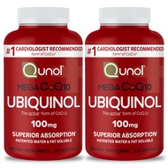 Mega Ubiquinol CoQ10 100mg Softgels- Superior Absorption - Active form of Coenzyme Q10 for Heart Hea