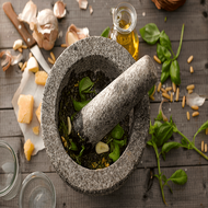 🔰SG SELLER🔰 High Quality Stone Mortar &amp; Pestle / Lesung Batu ( Nature Granite Stone ) (SHM063)