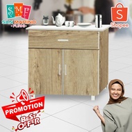 2.5 Feet Kitchen Cabinet With Mosaic Top / Kitchen Storage Cabinet