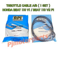 HONDA BEAT110 THROTTLE CABLE 0 V1 V2 / BEAT 110 Fi  TALI MINYAK THROTTLE KABEL KABLE