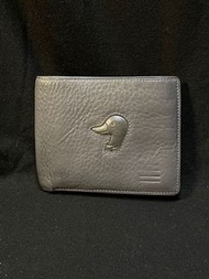 🕋🚦林櫃🚦🕋早期古董精品-達克公爵灰色經典款logo皮夾