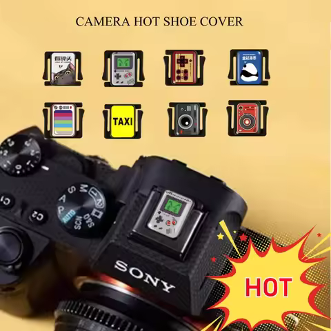 Camera Hot Shoe Cover Cartoon Pretty Flash Interface Cap for Fuji XT5 XT3 XS10 XS20 XM5 Nikon Z30 So