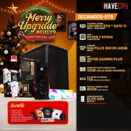 คอมประกอบ iHAVECPU DECAMDD5-079 RYZEN 7 9700X/RTX 5070 TI 16GB/X670/32GB DDR5 6000MHz (SKU-251141701