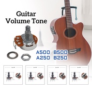 Guitar Potentiometer Shaft Split A500K B500K A250K B250K Guitar Accessories