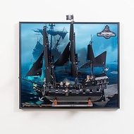 WETCEAOM Display Wallboard Compatible with Lego 10365 Captain Jack Sparrow's Pirate Ship, Wall Mount