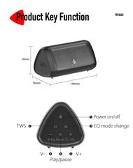 XDOBO Try &amp; Go Wireless Bluetooth Speaker FM Radio Mode Speaker Tws Deep Bass Bluetooth Speaker