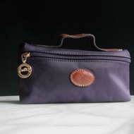 【老時光 OLD-TIME】早期二手老包法國製LONGCHAMP隨身化妝包