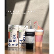 Silicone tumbler Comes With Starbucks thailand Straw And Handle
