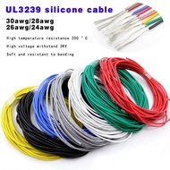 UL3239 Silicone Wire 22AWG/20AWG/18AWG/16AWG Soft High Temperature Resistant 200 Degrees High Temper