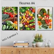 Wall Decoration Kitchen Decoration Food Picture Size 29x20 Walldecor Home Decor A4 Size Minimalist H