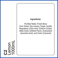 ✗ └ ❆ C2 Lemon Green Tea (1L)
