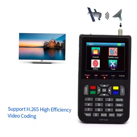 V9 Finder Digital Satellite Finder LCD Satellite Finder Digital Satellite Signal Finder Meter Satell