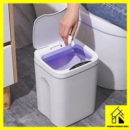 (🇲🇾OFFER 3DAYS) LED Light Intelligent Automatic Touchless Smart Sensor Dustbin Battery Trash Can Bin