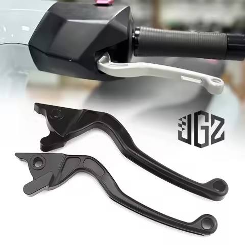 Motorcycle CNC Aluminum Handle Brake Lever Pair For Lambretta X300 V200 V125 Accessories