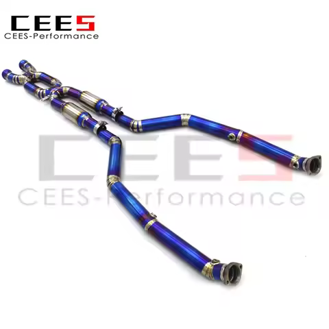 CEES High - Performance High Performance Mid Pipe with Exhaust Muffler for BMW M3 E90/E92/E93 4.0L 2