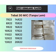 (30MIC) OPP Glass Plastic WITHOUT GLUE Custom/ Height x22 Birthday Souvenir Plastic/ 7x22 8x22/ 9x22