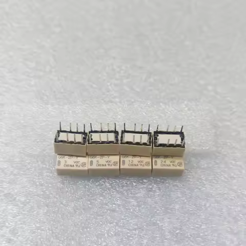 2PCS/Lot Relay G6K-2F 2P-Y-5VDC 12VDC 24VDC 1A 8PIN
