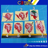 Apachee Designs Sticker Cutting Overlapping Pantul Cahaya / R27