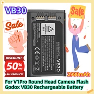 For V1Pro Round Head Camera Flash Godox VB30 Rechargeable Battery
