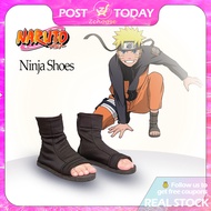 🇲🇾READY STOCK🇲🇾 Naruto Kids Cosplay Ninja Shoes Black Anime Costume Boots Naruto Sasuke Sakura Hinat
