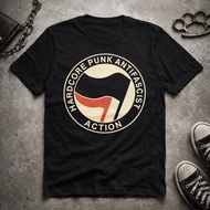 Men's T-SHIRT ANTIFA Cotto MotifWanita s-xxl short sleeve