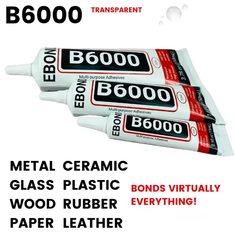 B6000 15ML 25ML 50ML 110ML Clear Contact Phone Repair Adhesive Multipurpose DIY Glue With Precision 