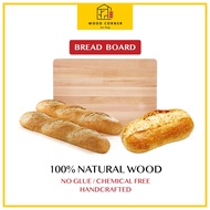 Bread Board Roti Papan Pemotong Kayu Biawak 石楠木Wooden Cutting Board Chopping Board