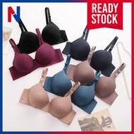 Alicia’s Secret Polka Dot Underwire Push Up Bra | Bra Push Up Berdawai Corak Polka Dot Cup C (36–42)