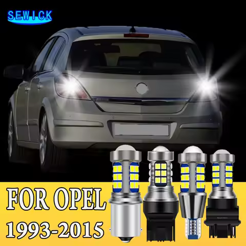 Reverse Light 2pcs LED Backup Bulb P21W BA15S 7506 1156 Accessories For Opel Astra F G H Corsa B C D