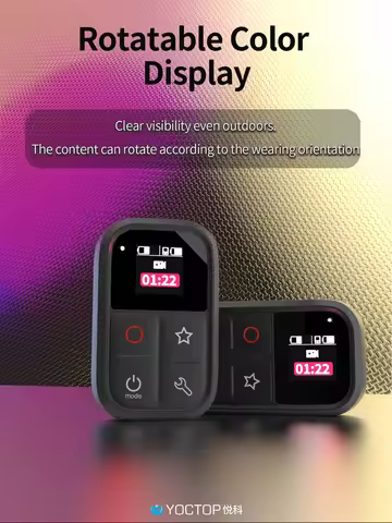 Action Camera Waterproof Bluetooth Remote Control for Insta360 X5/X4/X3/GO3S/AcePro2 With LCD Screen