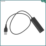 Adapter Cable RJ9 to USB Plastic Converter Cord Headset daicoltd