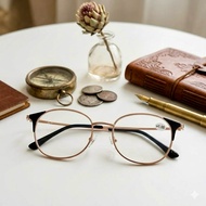 ELDORA Reading and Walking Glasses/ Double Reading Glasses for Girls and Boys Iron Frame Lens Size +