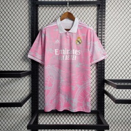 Fans Issue NEW Real Madrid Jersey 2023-24 Pink Dragon Football Shirt
