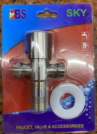 Stainless Steel 304 Two Way Angle Valve,1/2", 1/2"x 1/2"