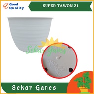 SUPER WASP POT 21 CM PLASTIC 21CM WASP FLOWER POT VASE