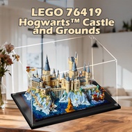 Display Box Storage Organizer Transparent 透明收纳盒 untuk Figure Labubu LEGO 76419 Hogwarts Castle and G