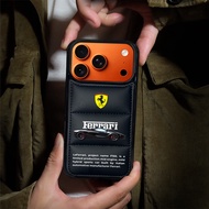 Street Classic Ferrari racing car Down jacket Phone case Applicable iPhone 17ProMax 17air 16Pro 15 1