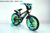 Sepeda BMX 12 Inch Ban Besar 3.0 Anak 2 sd 4 Tahun Tameng Dengan Musik