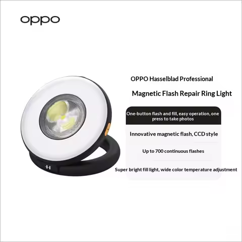For Oppo Hasselblad Professional Magnetic Flash Light Super Brightening Unique One Click Exposure Co