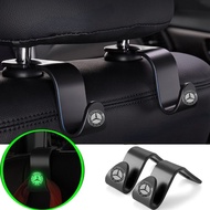 KBANG 2/4Pcs Luminous Car Hooks Multifunctional Seat Rear Hooks Hook Car Decoration Car Accessories for Mercedes Benz W210 W203 W204 W202 W176 W166