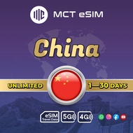 eSIM Travel Data China Unlimited Data I Same Day Delivery