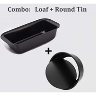 [SG Seller] Combo: 6 / 7/ 8 Inch Round Baking Tin (Removable Base) with Loaf Bread Baking Tin Banana